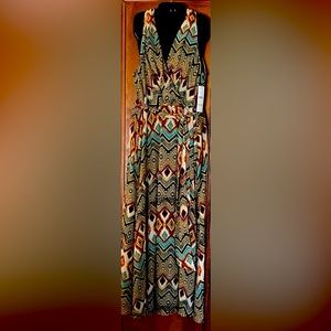 NEW CHETTA B sundress size 18W;floor length